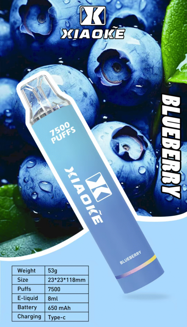 ✨XIAOKE梟客 抛棄式7500口/可充電🔋吸入時 亮彩色跑馬燈 限時活動 滿7送1💖