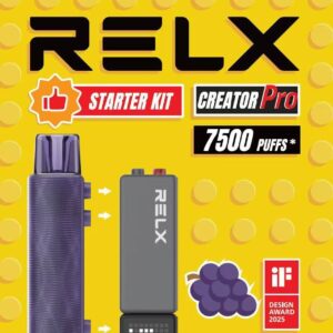 1 新品💥 RELX悅刻套裝 小樂高7000口【內含一隻主機+煙蛋】